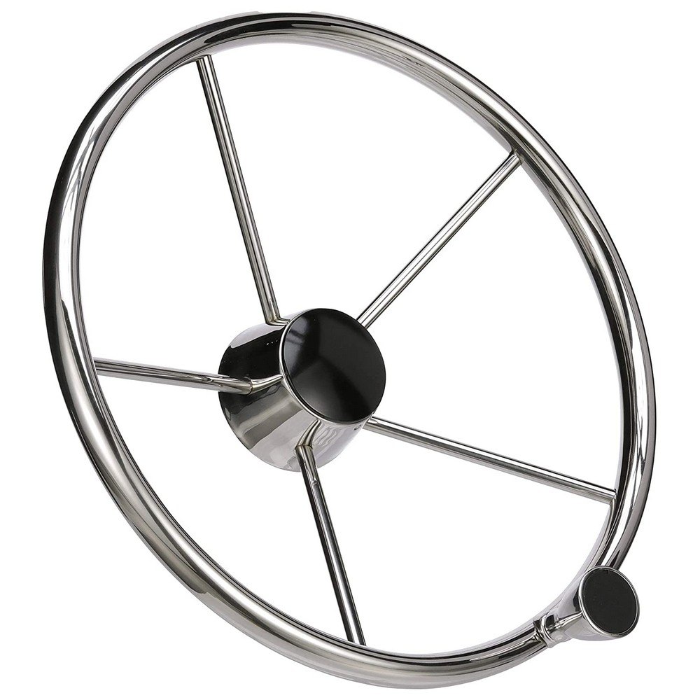 Seachoice 28541 Destroyer Steering Wheel Silber von Seachoice