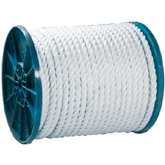 Seachoice 3 Strand Nylon Braided Rope Weiß,Blau 16 mm x 183 m Seachoice 3 Strand Nylon Braided Rope Weiß,Blau 16 mm x 183 m von Seachoice