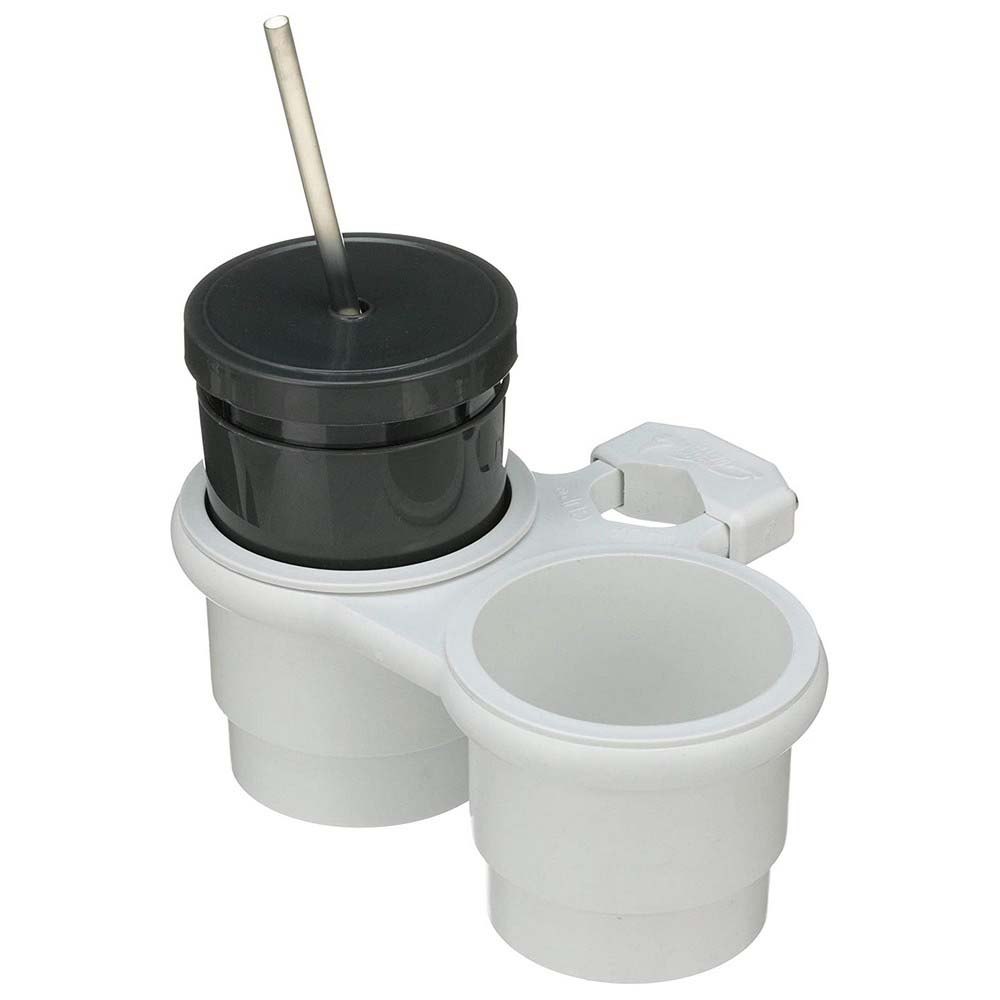 Seachoice Bracket 50-79514 Double Drink Holder Weiß von Seachoice