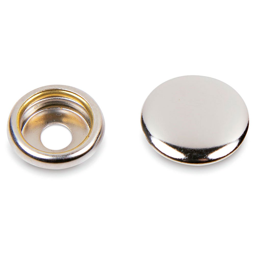 Seachoice Button 40 Units Silber 1/4´´ von Seachoice