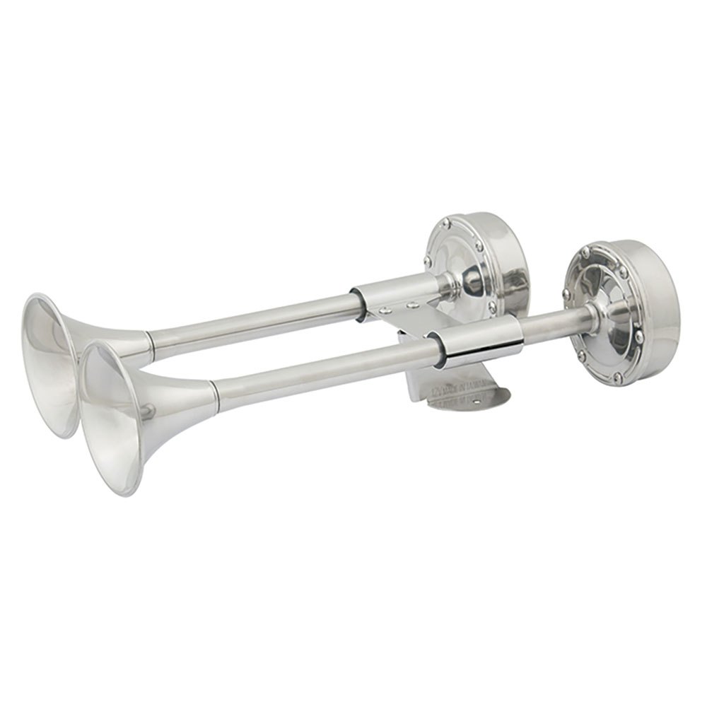 Seachoice Compact Dual Trumpet Horn Silber 7 1/2 x 16´´ Seachoice Compact Dual Trumpet Horn Silber 7 1/2 x 16´´ von Seachoice
