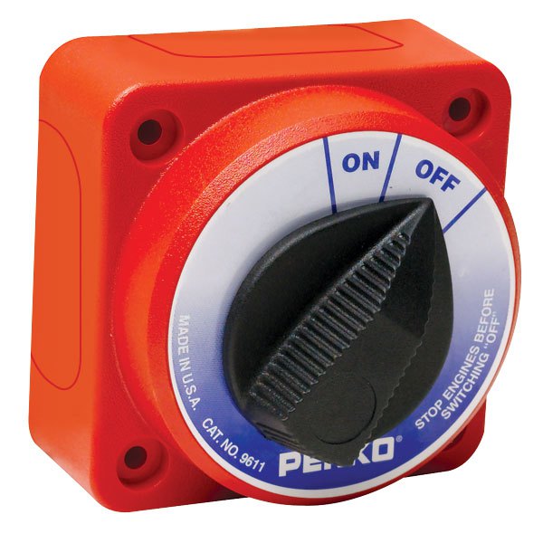 Seachoice Compact Main Battery Switch Panel Orange Seachoice Compact Main Battery Switch Panel Orange von Seachoice