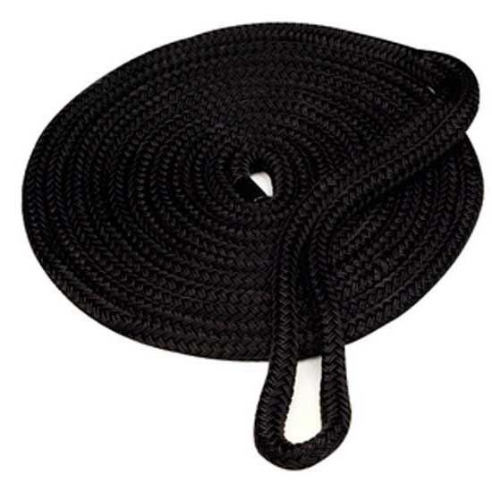 Seachoice 16 Mm Double Braided Nylon Rope Schwarz 10.5 m von Seachoice