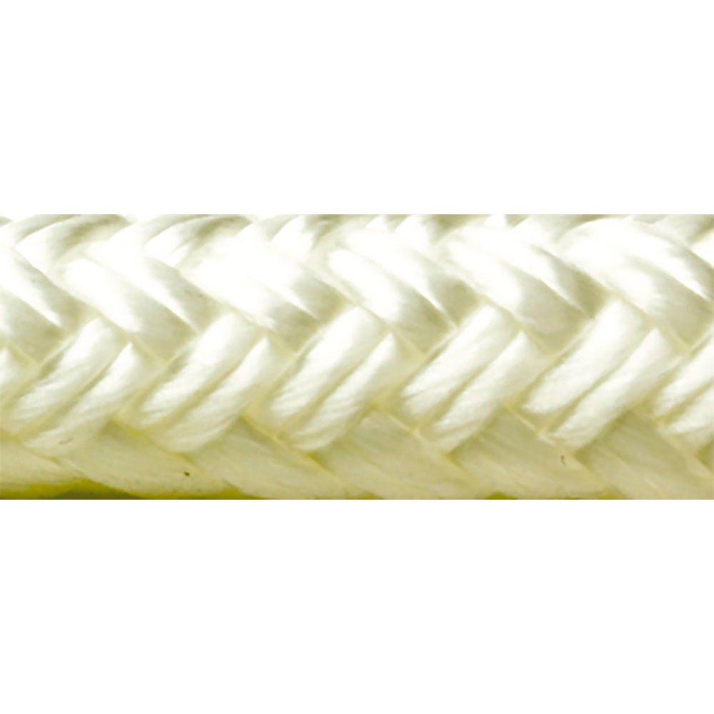 Seachoice Double Braid Dock Rope 10.7 M Weiß 5/8´´ von Seachoice