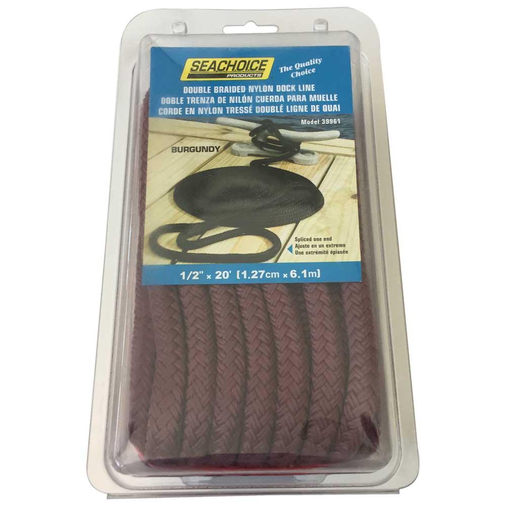 Seachoice Double Braided Dock Line 13 Mm Braun 6 m von Seachoice