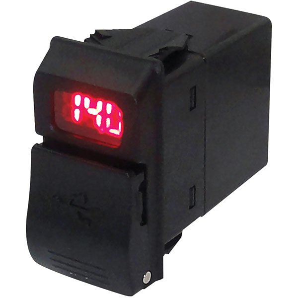 Seachoice Dual Usb Charger With Volt Meter Schwarz 2.4A Seachoice Dual Usb Charger With Volt Meter Schwarz 2.4A von Seachoice