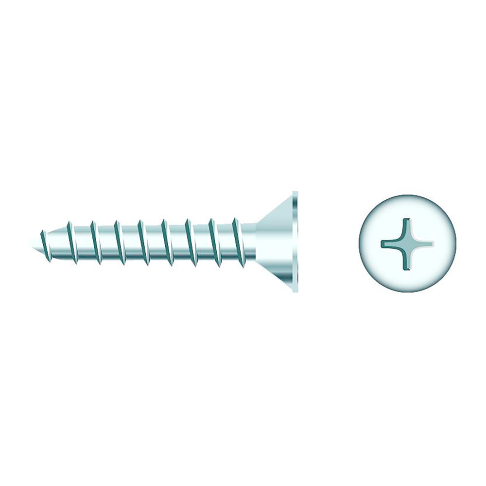 Seachoice Flat Head Tapping Screw 152.4 Mm 50 Units 25.4 mm Seachoice Flat Head Tapping Screw 152.4 Mm 50 Units 25.4 mm von Seachoice