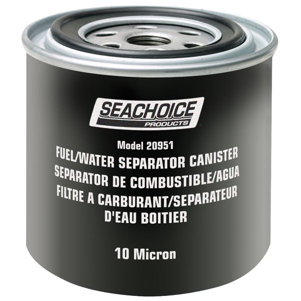 Seachoice Fuel Water Separator Canister Filter Schwarz Seachoice Fuel Water Separator Canister Filter Schwarz von Seachoice