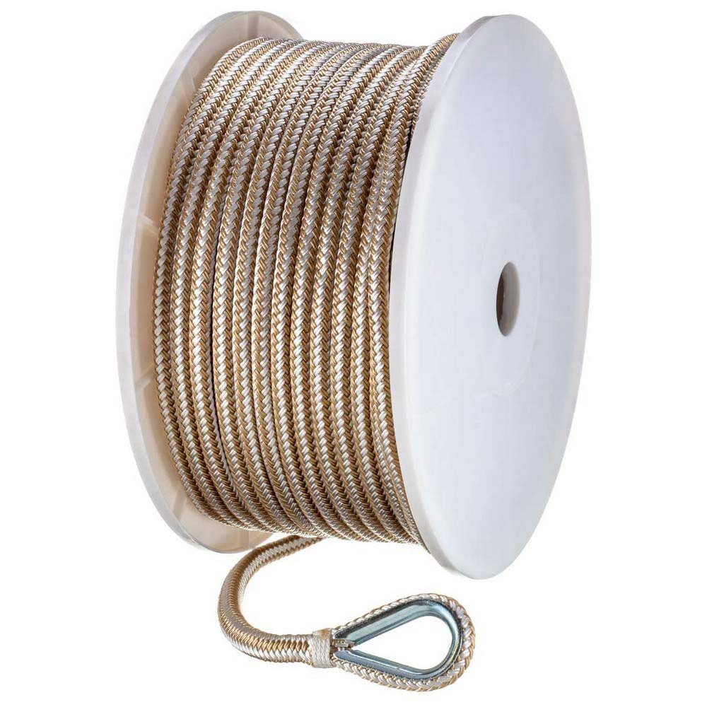 Seachoice Nylon Double Braid Anchor Rope 60.9 M Golden 3/8´´ von Seachoice