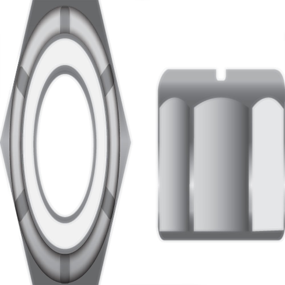 Seachoice Nylon Insert Locknut Silber 3/8´´-24 Seachoice Nylon Insert Locknut Silber 3/8´´-24 von Seachoice