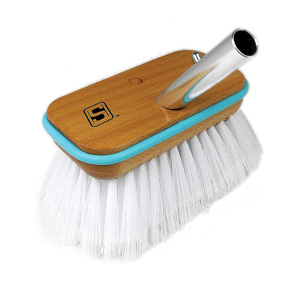 Seachoice Qc 6´´ Wood Head Stiff Brush Durchsichtig Seachoice Qc 6´´ Wood Head Stiff Brush Durchsichtig von Seachoice