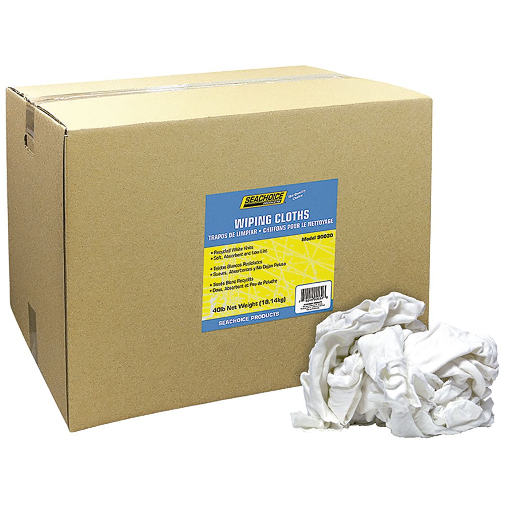 Seachoice Recycled Wiping Cloths Weiß Seachoice Recycled Wiping Cloths Weiß von Seachoice