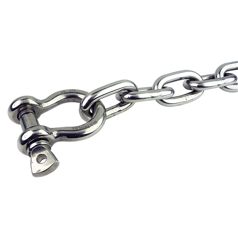 Seachoice Stainless Steel Anchor Chain 1.5 M Silber 5/16´´ von Seachoice