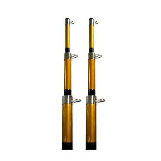 Seachoice Telescoping Pole Fishing Rod Section Orange 4.5 m von Seachoice