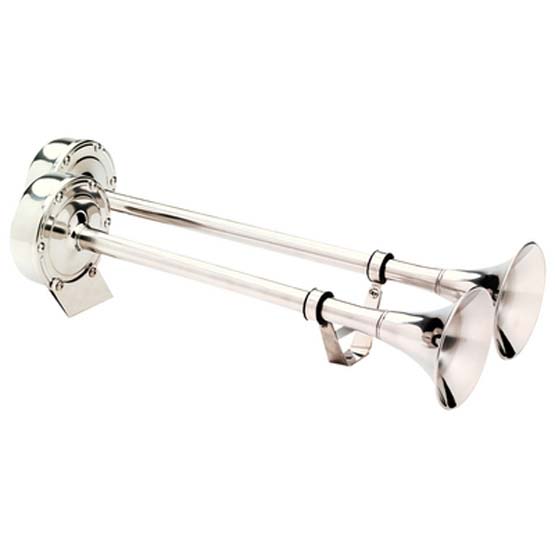 Seachoice Trumpet Horn Dual Silber 53 cm Seachoice Trumpet Horn Dual Silber 53 cm von Seachoice