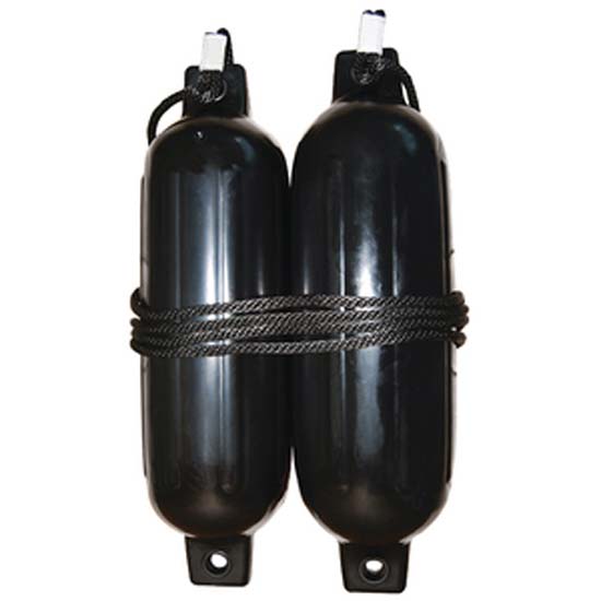 Seachoice Twin Eye Fender Kit Schwarz 14 x 51 cm Seachoice Twin Eye Fender Kit Schwarz 14 x 51 cm von Seachoice