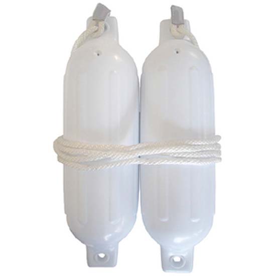 Seachoice Twin Eye Fender Kit Weiß 14 x 51 cm Seachoice Twin Eye Fender Kit Weiß 14 x 51 cm von Seachoice