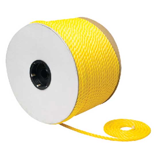 Seachoice Polypropylene Braided Rope Gelb 10 mm x 183 m Seachoice Polypropylene Braided Rope Gelb 10 mm x 183 m von Seachoice