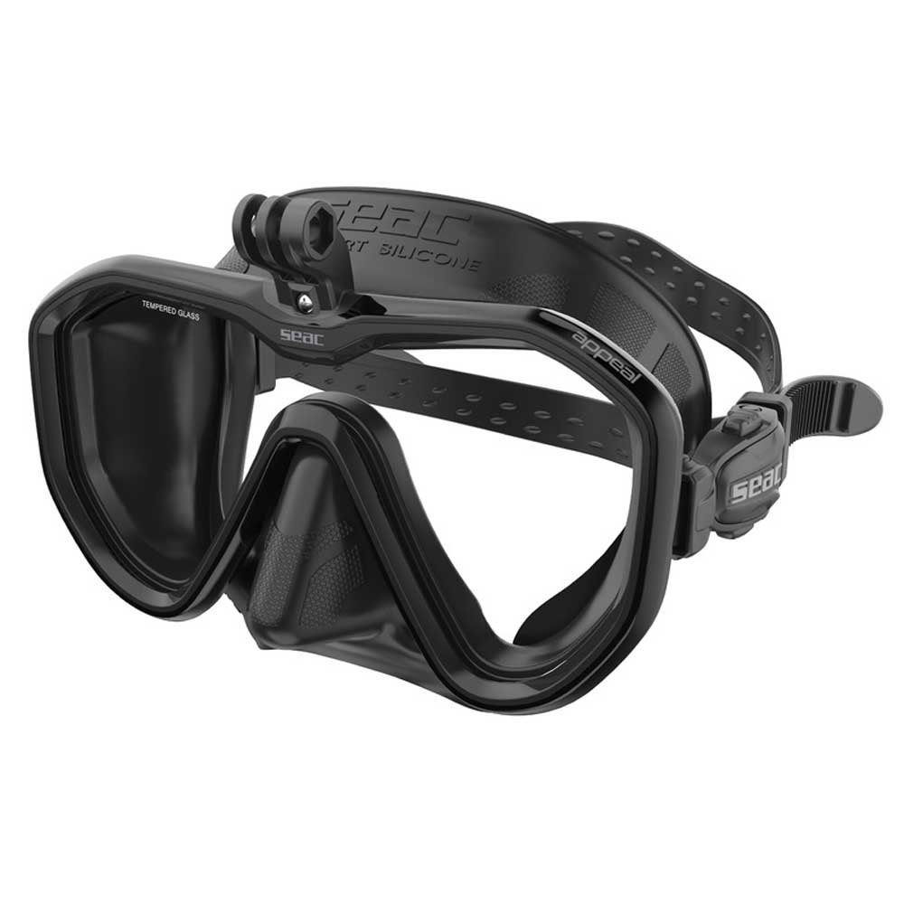 Seacsub Appeal Pro A. Black Diving Mask Schwarz von Seacsub