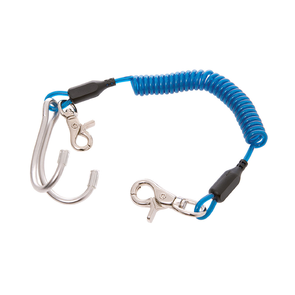 Seacsub Double Hook Clip Extender Blau,Silber von Seacsub