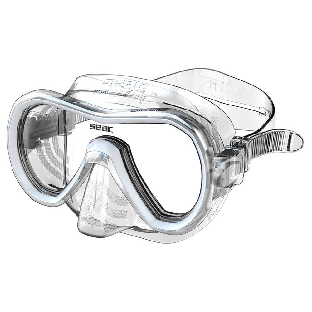 Seacsub Giglio Diving Mask Durchsichtig,Weiß von Seacsub