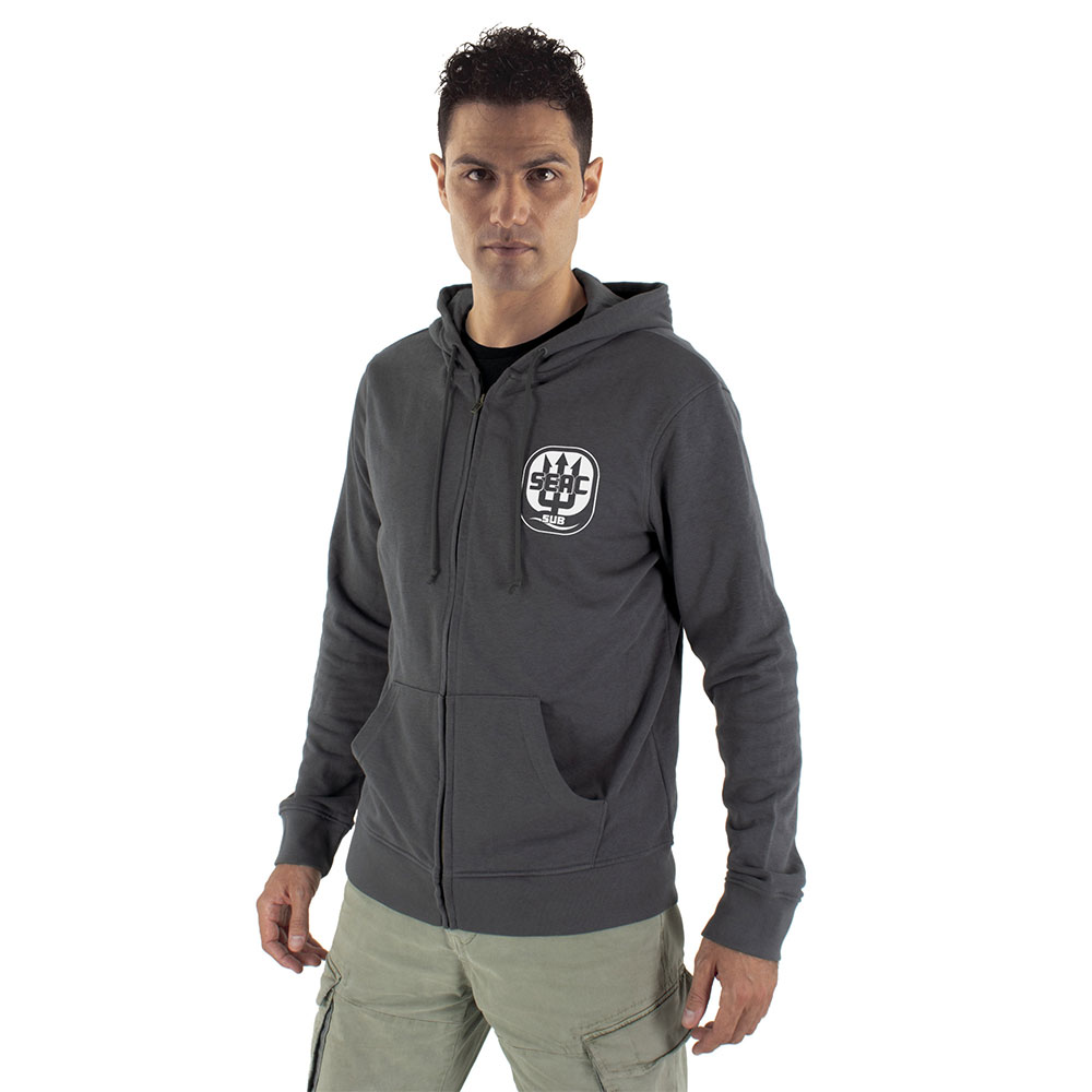 Seacsub Hoodie Grau S Mann von Seacsub