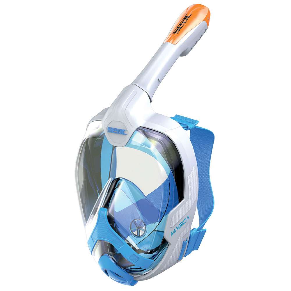 Seacsub Magica Snorkeling Mask Weiß,Blau L-XL von Seacsub