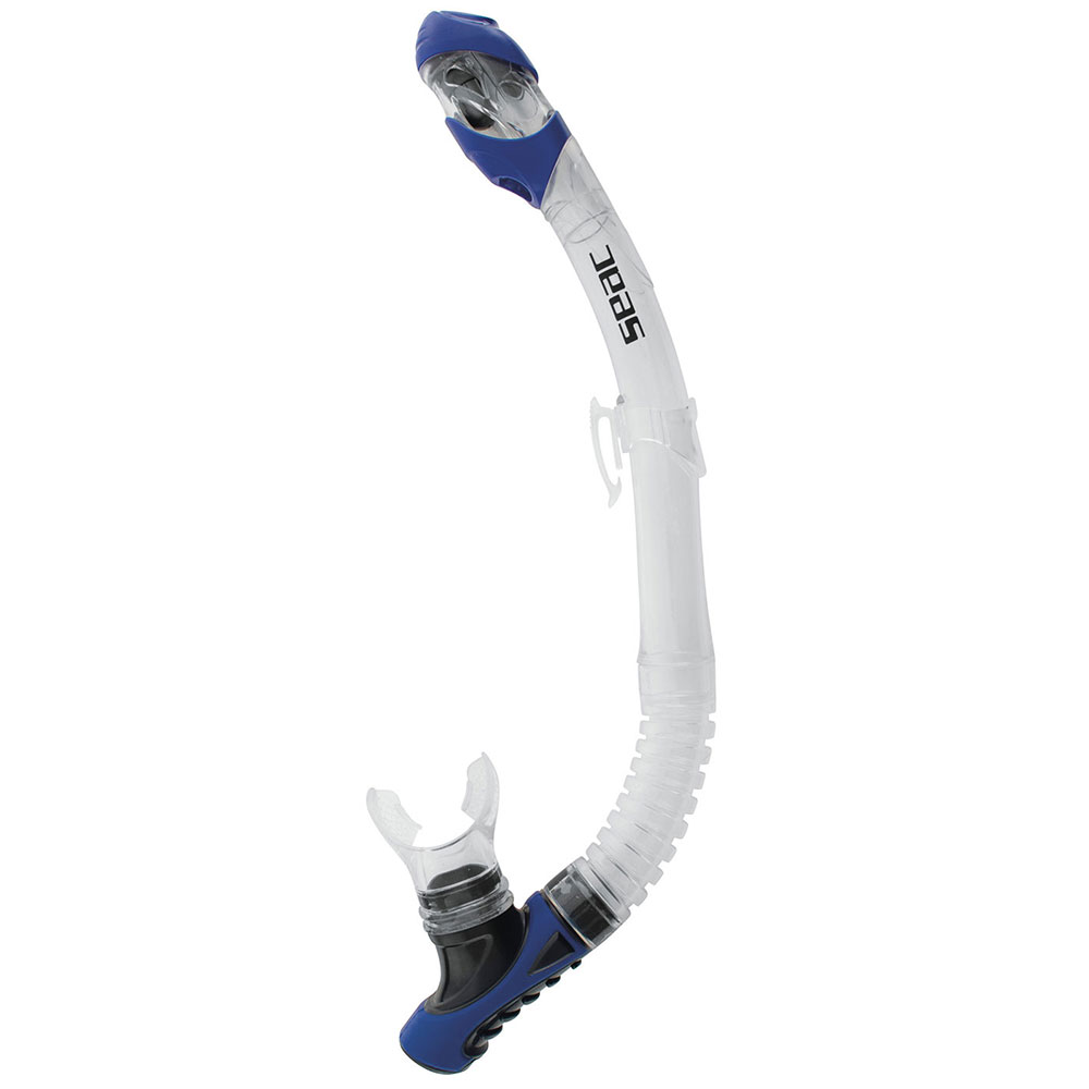 Seacsub Reverse Dry Skl Apnea Snorkel Durchsichtig,Blau von Seacsub