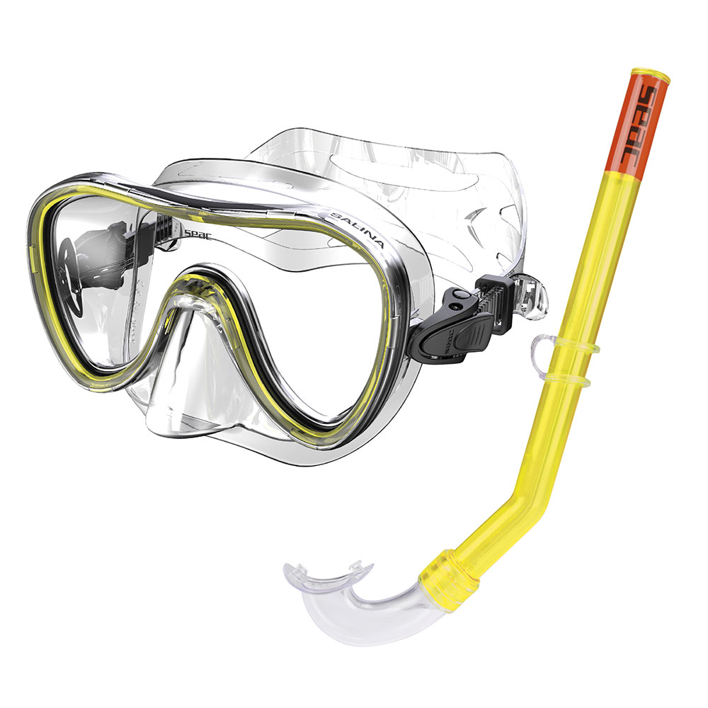 Seacsub Set Bis Salina Siltra Snorkeling Set Gelb von Seacsub