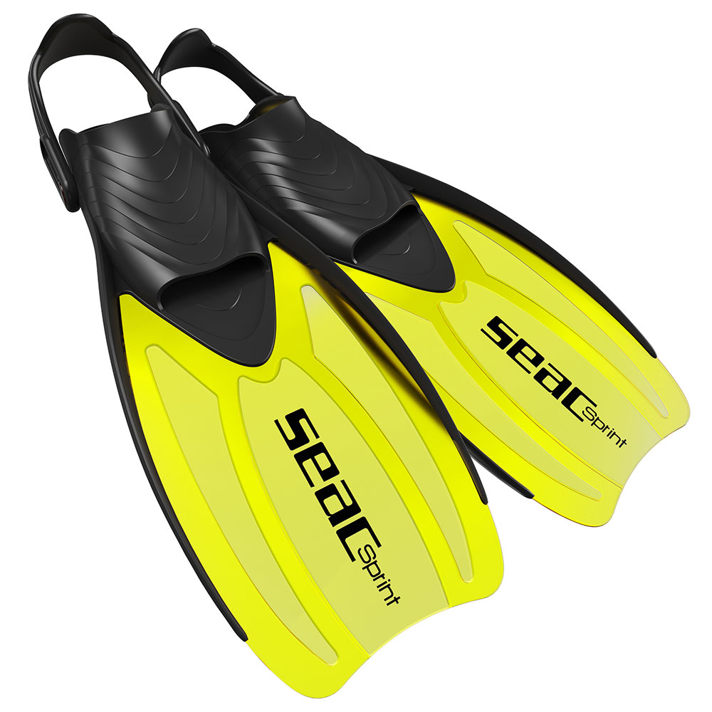 Seacsub Sprint Snorkeling Fins Gelb EU 36-38 von Seacsub