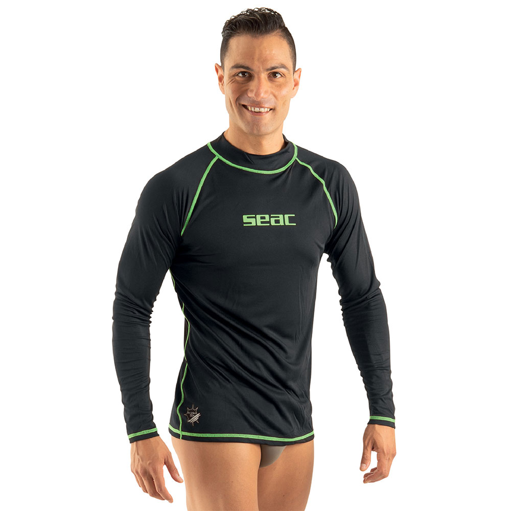 Seacsub T-sun Uv Long Sleeve T-shirt Schwarz 2XL Seacsub T-sun Uv Long Sleeve T-shirt Schwarz 2XL von Seacsub