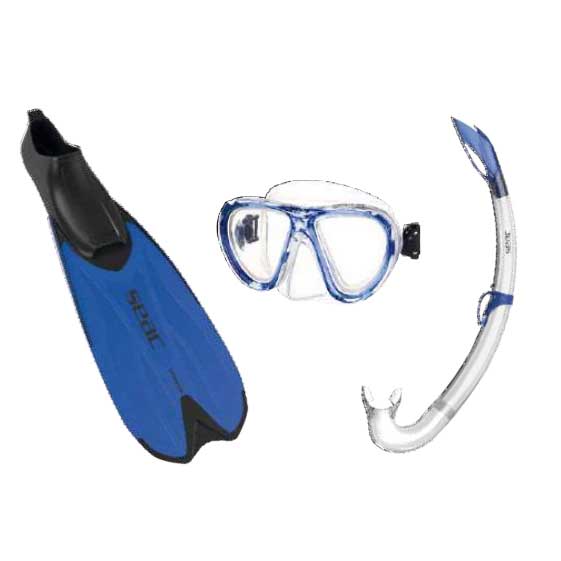 Seacsub Tris Spinta Mix Snorkeling Set Blau EU 46-47 von Seacsub