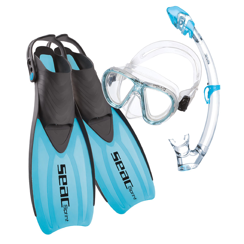 Seacsub Tris Sprint Dry Kids Schnorchelset Seacsub Tris Sprint Dry Kids Schnorchelset von Seacsub