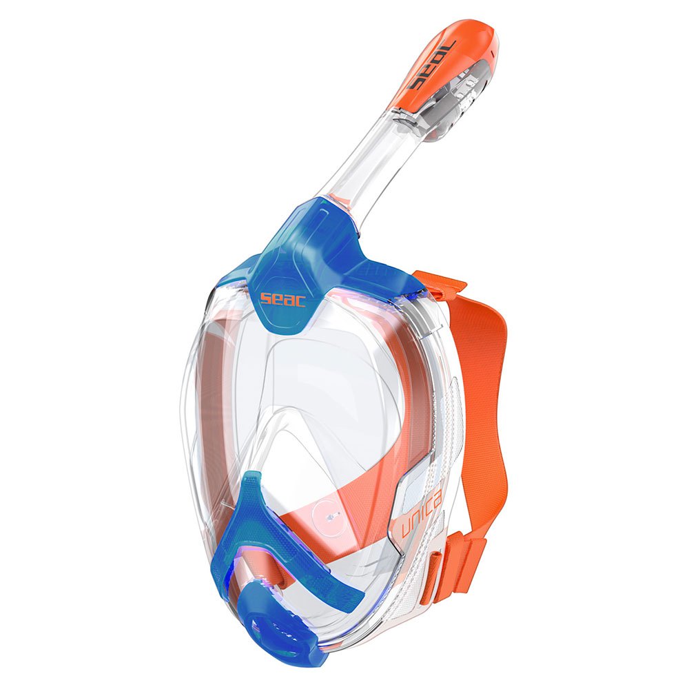 Seacsub Unica Mid Snorkeling Mask Junior Durchsichtig,Blau S-M von Seacsub