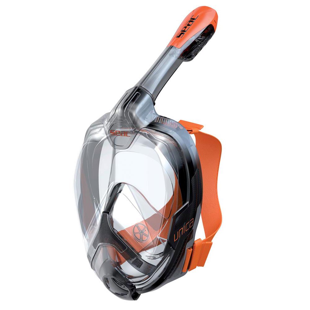 Seacsub Unica Snorkeling Mask Orange,Schwarz XS-S von Seacsub