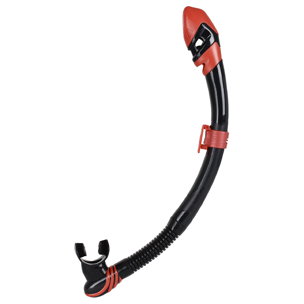 Seacsub Vortex Dry Silicone Metal Diving Snorkel Rot,Schwarz von Seacsub