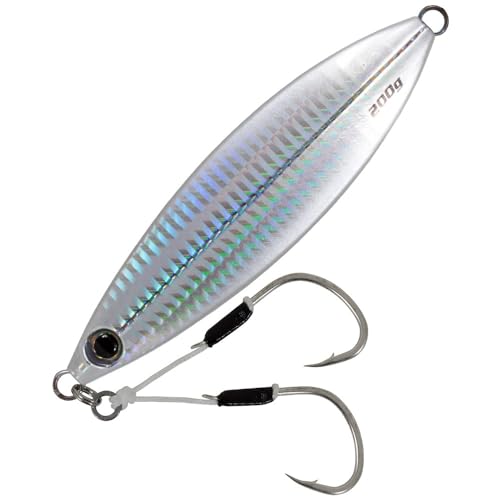 Seadra Aqua-Drop Slow Jig (Holo Silver, 80 g) von Seadra