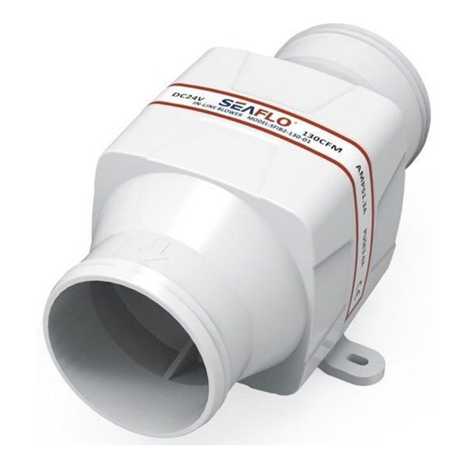 Seaflo Bilge Blower 3a 24v Weiß 101 mm Seaflo Bilge Blower 3a 24v Weiß 101 mm von Seaflo