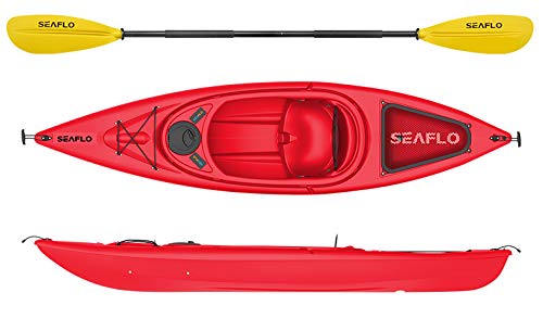 Seaflo 1004 Kajak mit Paddel rot, sehr leicht und kippstabil Seaflo 1004 Kajak mit Paddel rot, sehr leicht und kippstabil von Seaflo