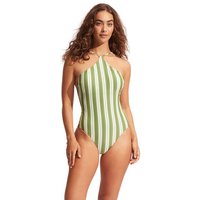 SEAFOLLY Damen Badeanzug Cabana High neck One Piece von Seafolly