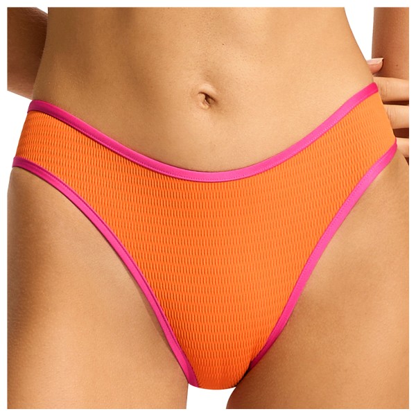 Seafolly - Women's  Beach Bound High Leg Pant - Bikini-Bottom Gr 12 orange von Seafolly