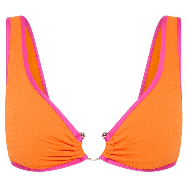 Seafolly - Women's Beach Bound Ring Front Tank - Bikini-Top Gr 36 orange von Seafolly