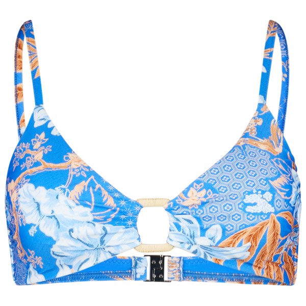 Seafolly - Women's Eden Ring Front Bralette - Bikini-Top Gr 6 blau Seafolly - Women's Eden Ring Front Bralette - Bikini-Top Gr 6 blau von Seafolly