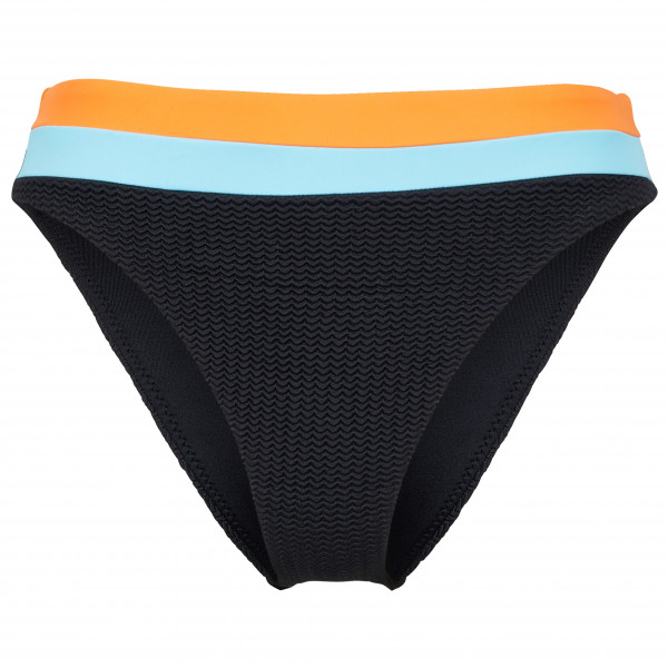 Seafolly - Women's Slice of Splice Spliced High Rise - Bikini-Bottom Gr 6 schwarz von Seafolly