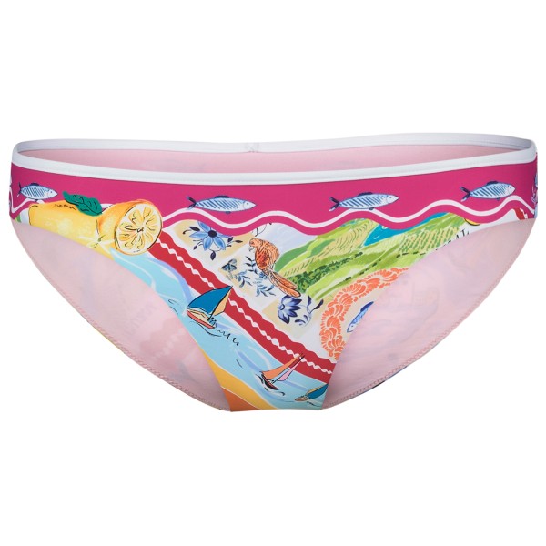 Seafolly - Women's Wish You Were Here Hipster Pant - Bikini-Bottom Gr 38 rosa von Seafolly