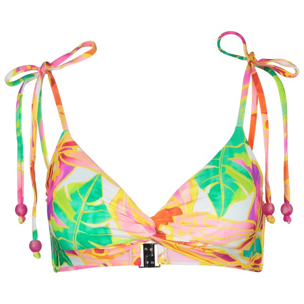Seafolly - Women's Wonderland TwistedFront Bralette - Bikini-Top Gr 32 bunt Seafolly - Women's Wonderland TwistedFront Bralette - Bikini-Top Gr 32 bunt von Seafolly