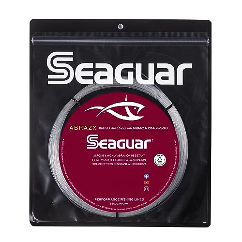 Seaguar 2237-0252 80AX25 Abrazx Moschus/Hecht, durchsichtig, 80-Pounds/25 Yards Seaguar 2237-0252 80AX25 Abrazx Moschus/Hecht, durchsichtig, 80-Pounds/25 Yards von Seaguar