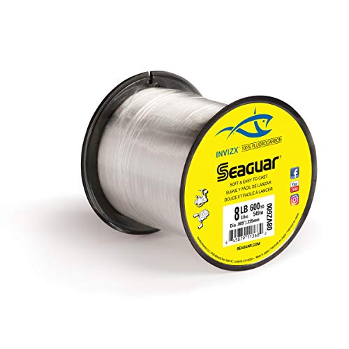 Seaguar Unisex-Erwachsene 08VZ600 Angelschnur, Nahezu unsichtbar, Lb. Test: 8 Seaguar Unisex-Erwachsene 08VZ600 Angelschnur, Nahezu unsichtbar, Lb. Test: 8 von Seaguar