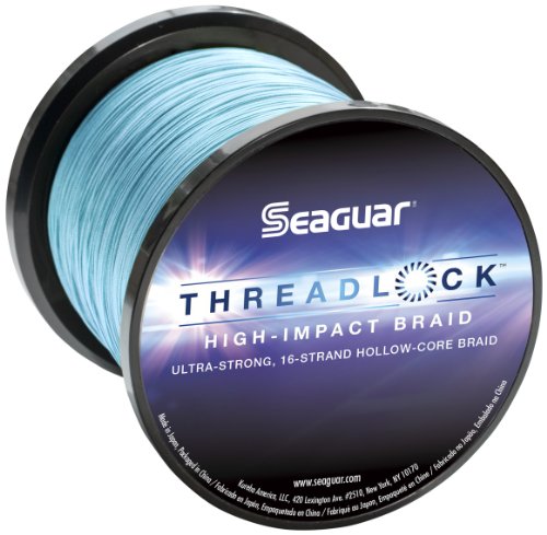 Seaguar Unisex-Erwachsene Schraubensicherung Hohlkerngeflecht, Blau, 600-Yard 130-Pound von Seaguar