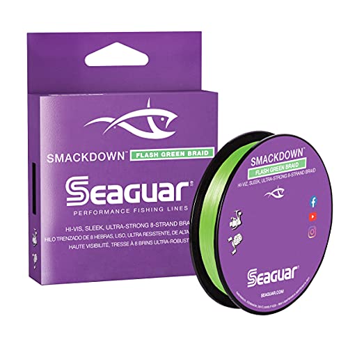 Seaguar Unisex-Erwachsene Smackdown Geflochtene Angelschnur, Flash Green, 40-Pounds/150-Yards Seaguar Unisex-Erwachsene Smackdown Geflochtene Angelschnur, Flash Green, 40-Pounds/150-Yards von Seaguar